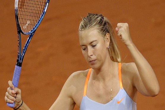 Tennis: Sharapova into last eight in Stuttgart