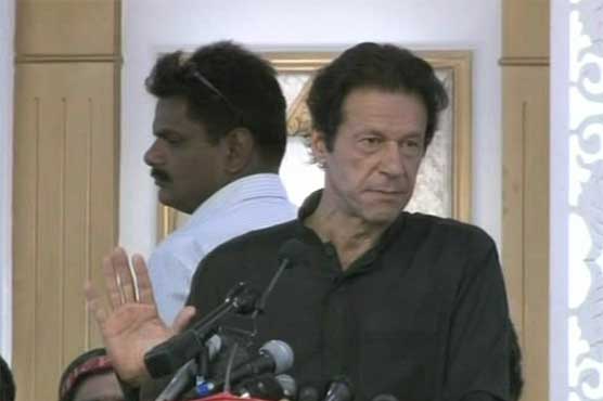 Imran Khan demands PM's resignation, re-election under 'new Election Commission'