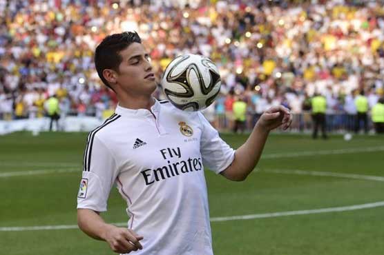 Football: Rodriguez set for Real Madrid bow in Super Cup