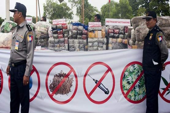 Myanmar seizes drugs worth $7.3m buried in 'Golden Triangle'