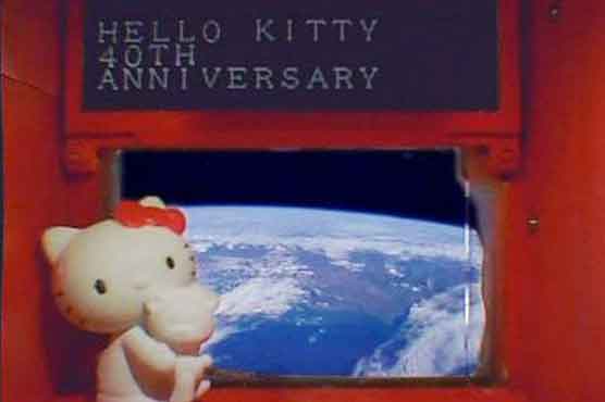 Japan sends Hello Kitty into space