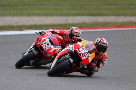 Motorcycling: Marquez tops rainy Czech MotoGP practice
