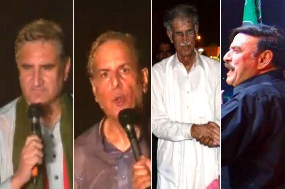 Azadi March: Won't go home until PM resigns, PTI leaders