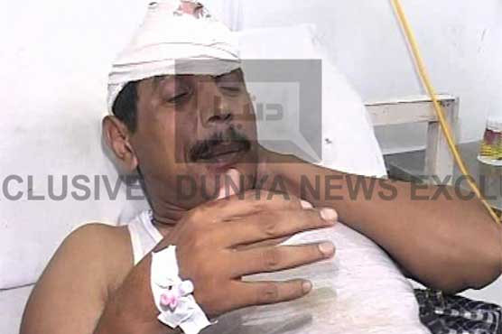 Action to be taken against PAT for beating cop caught in Qadri's rally