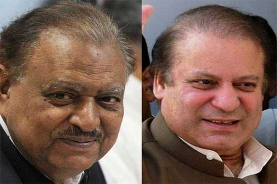 PM Nawaz meets President Mamnoon, discusses political crisis