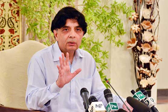 ISPR statement issued after consultation with govt: Chaudhry Nisar