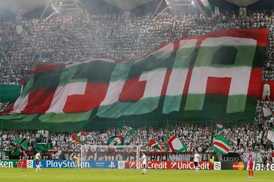 UEFA hands Legia 2-game stadium ban over charges of racism