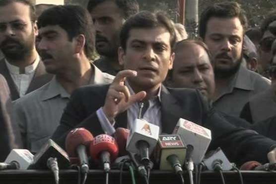 'GoNawazGo', 'GoImranGo' slogans spoil Hamza's mood at Jinnah Gardens