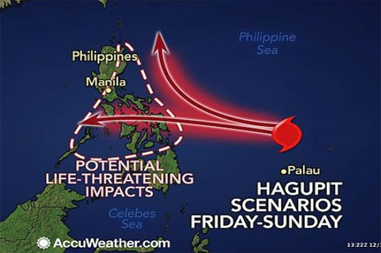 Rains lash disaster-weary Philippines as typhoon nears