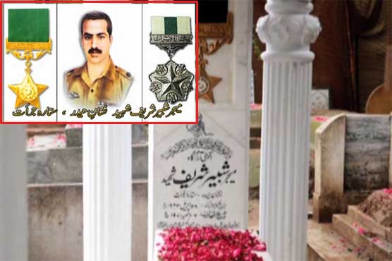 Major Shabbir Sharif's death anniversary being observed today