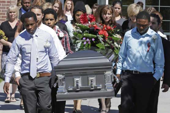 Mourners cry for justice at NY funeral of black man shot by police