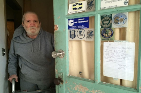 Man scares off thieves with gun on walker