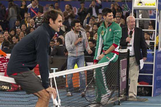 Djokovic, Federer finish off IPTL's India leg