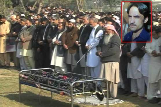 PTI's Haq Nawaz laid to rest, day of mourning to be observed today