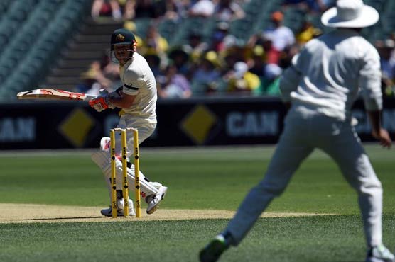 Ton of emotions as Warner leads Aussies in Test