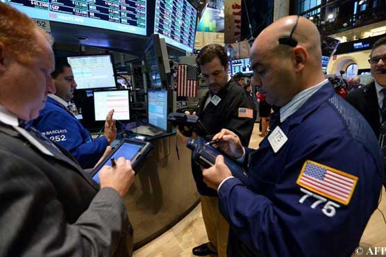 US stocks lower, following global declines