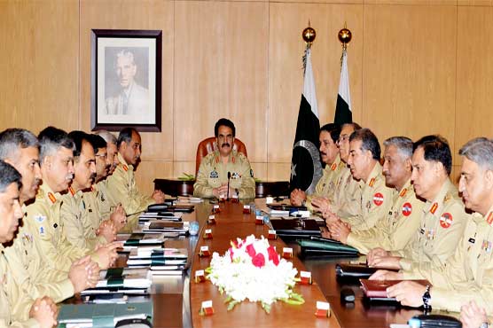 COAS calls Corps Commanders' meeting on Dec 12