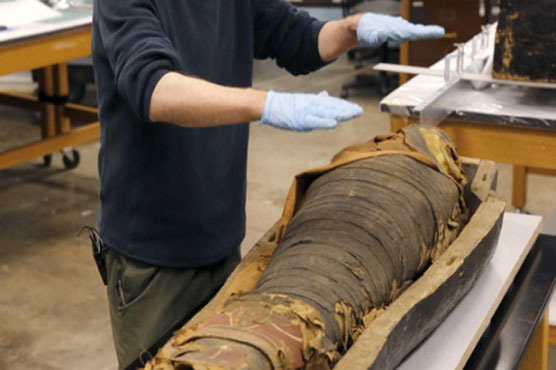 Scientists work to conserve 2,500-year-old mummy