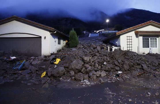 Mudflows spur evacuations in Southern California