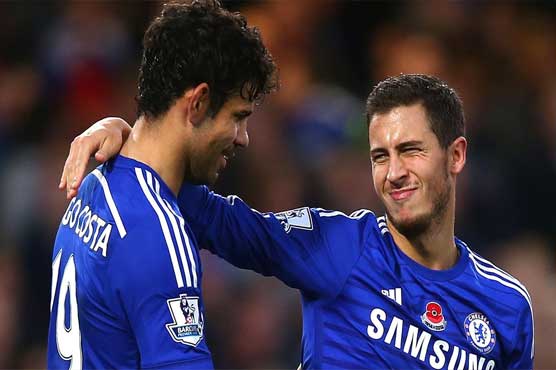 Hazard, Costa give Chelsea 2-0 win over Hull
