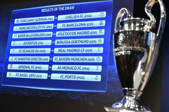 Football: Chelsea face PSG, Man City tackle Barca in last 16
