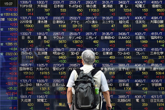 Tokyo stocks up 0.42% by break