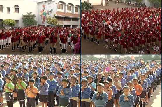 Two-minute silence in Indian schools for Peshawar schoolchildren