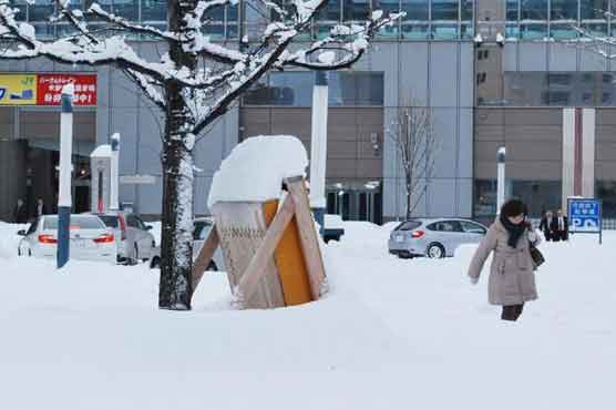 Heavy snow hits northern Japan