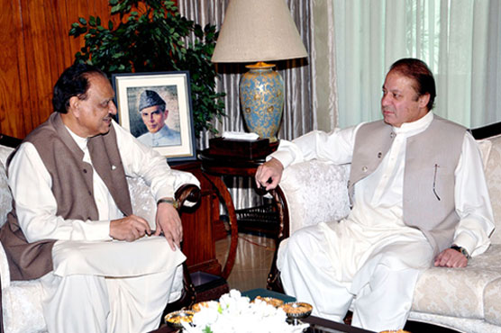 PM Nawaz meets President to discuss overall security situation
