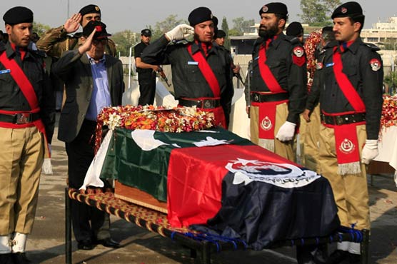 Operation in Shabqadar: Martyr Ishrat Yar laid to rest