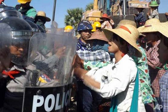 Woman shot dead protesting China-backed mine in Myanmar: govt