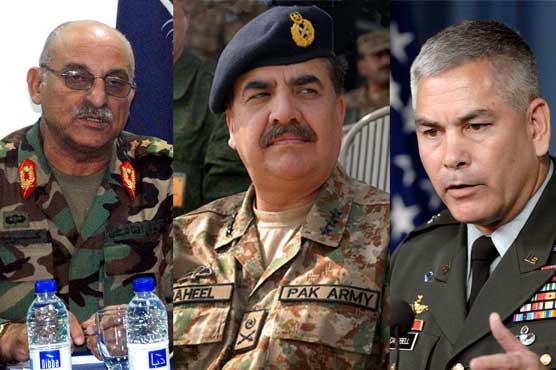ISAF, Afghan army chief meet Raheel Sharif, agree on intelligence sharing