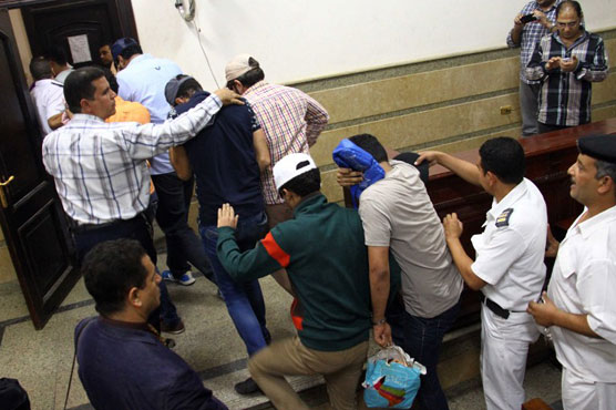 Egypt cuts jail terms in 'gay wedding' case