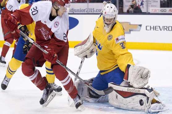 Sweden beats Denmark 5-1 in world junior hockey
