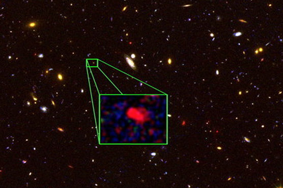 Star-rich galaxy found from universe's baby years