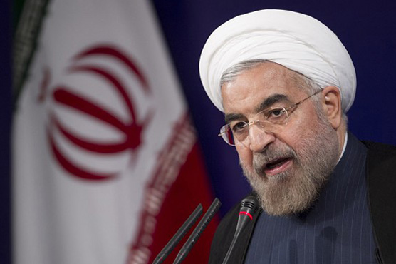 President Rouhani calls for 'fair' talks as Iran marks revolution