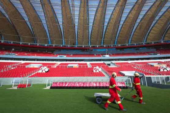 Football: Porto Alegre stadium gets test ahead of World Cup