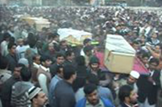 Eight persons murdered in Lahore laid to rest in Gujranwala