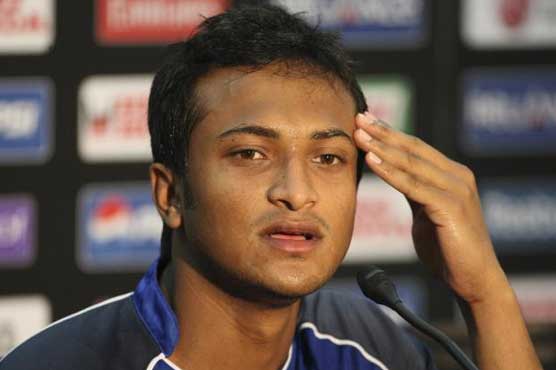 Bangladesh's Shakib punished for lewd gesture on TV