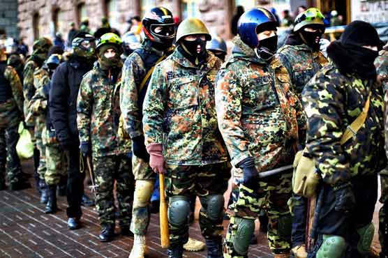 Ukraine accuses Russia of staging 'armed invasion' of Crimea