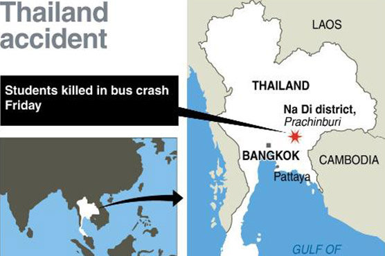 15 killed in Thai school bus crash