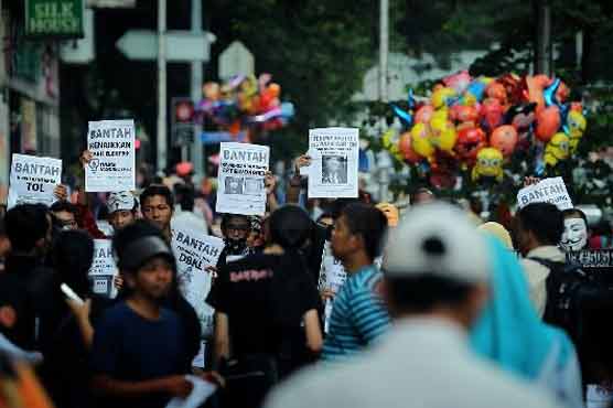 Protest against price hike begins in Malaysia 
