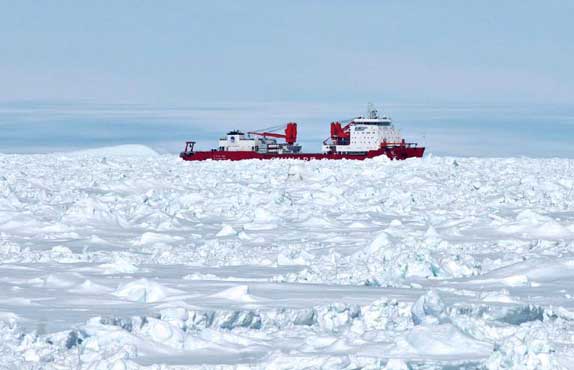 Antarctic mission over as ships clear ice field 