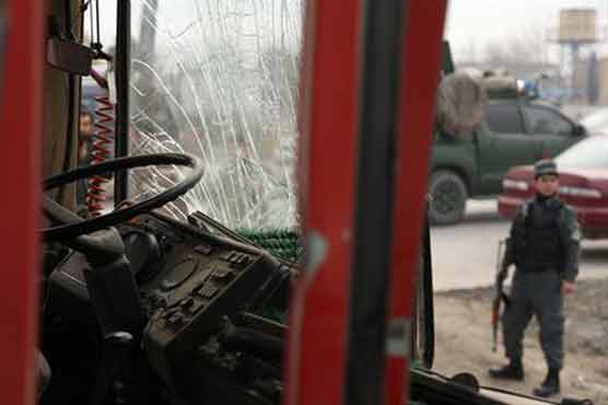 Two killed as car bomb targets police bus in Kabul