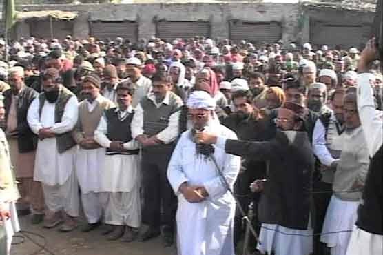 Funeral prayer of Nawabshah accident victims offered