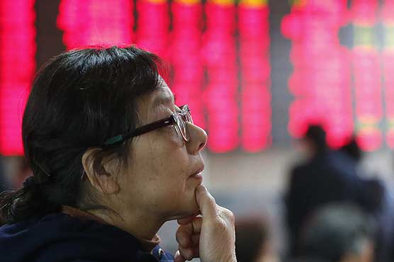 Asian shares down