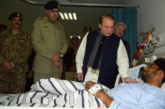 PM, COAS visit CMH, inquire about security officials injured in Rawalpindi blast