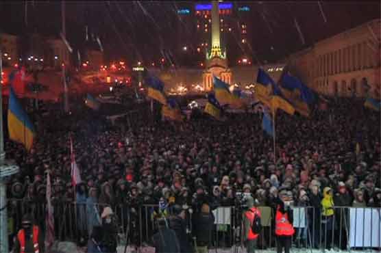 Five dead as Ukraine police launch assault on protesters