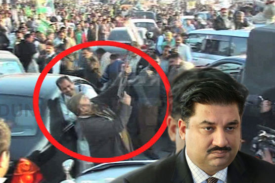 Display of weapons, celebratory firing welcome Khurram Dastagir in Gujranwala