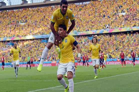 Football: Luiz stunner sends Brazil into semi-finals